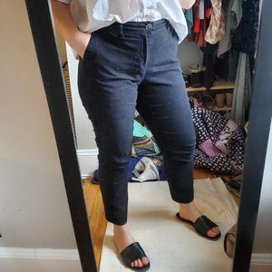 [Old Navy] High-Waisted, OGC Chino, Wide Leg Pant, Black
